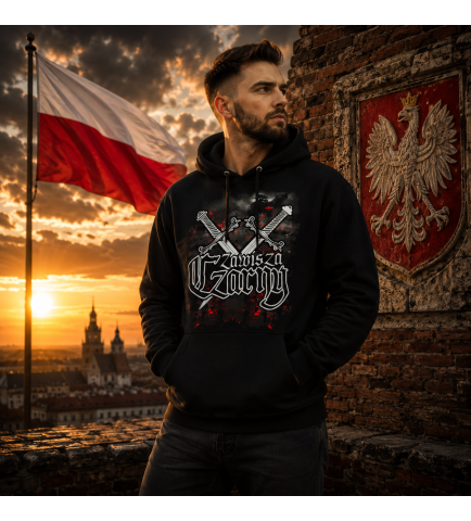 Bluza z kapturem ZAWISZA CZARNY